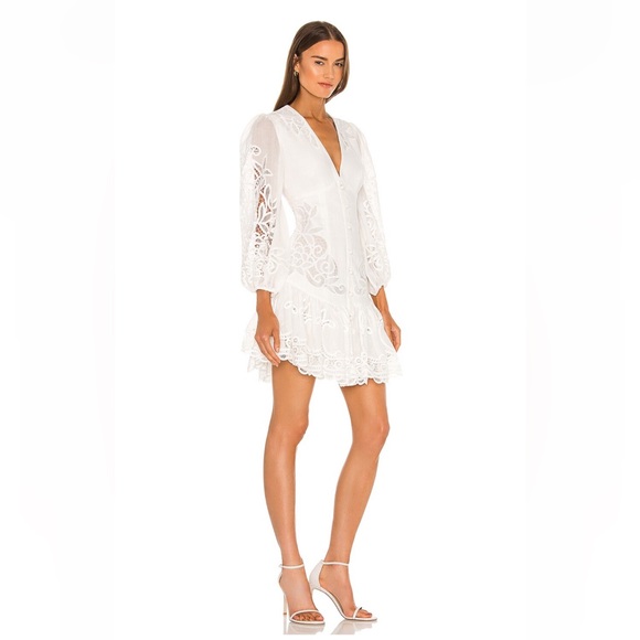 Zimmermann Mae Lace Mini Dress - Picture 2 of 6